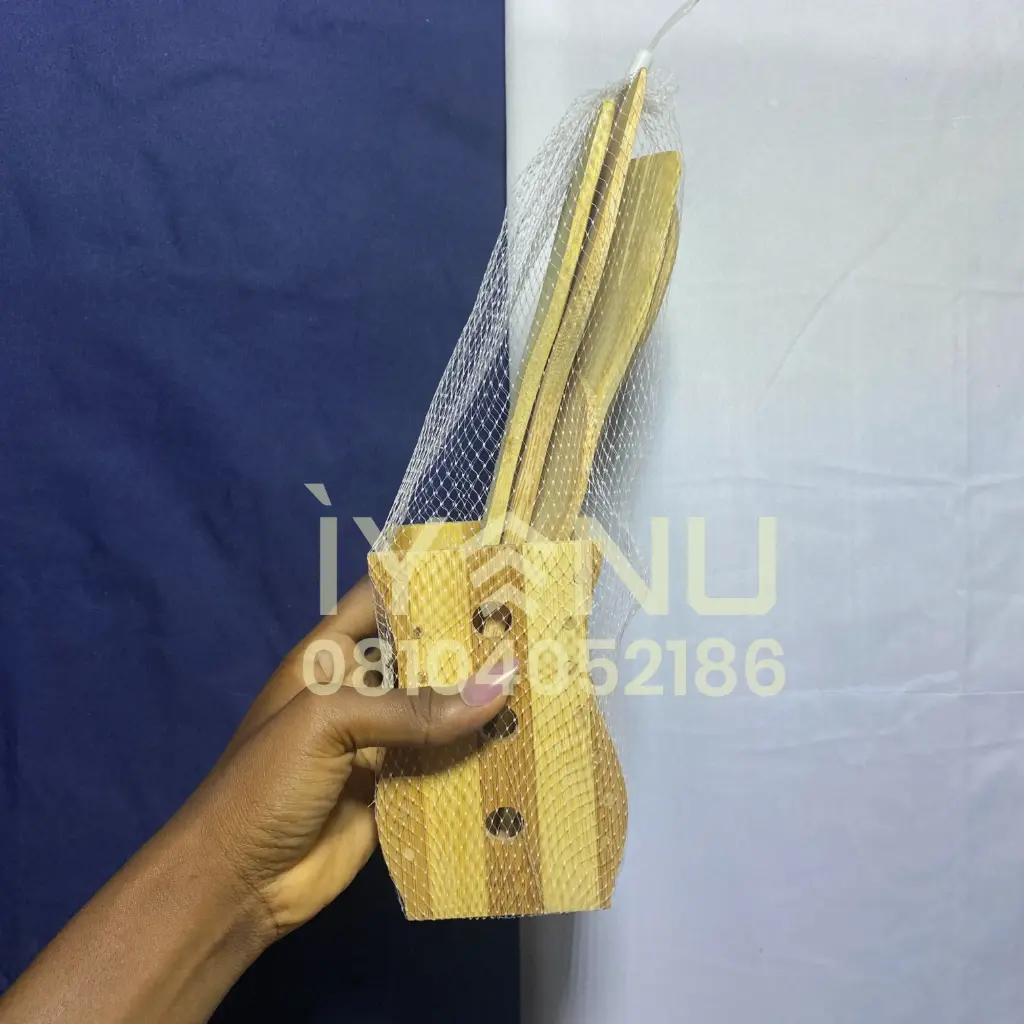K144 - Sq. Wooden Spoon Set***