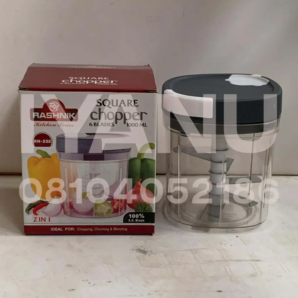 LL81 - Sq. Pull Chopper 1000ml (RN-332)