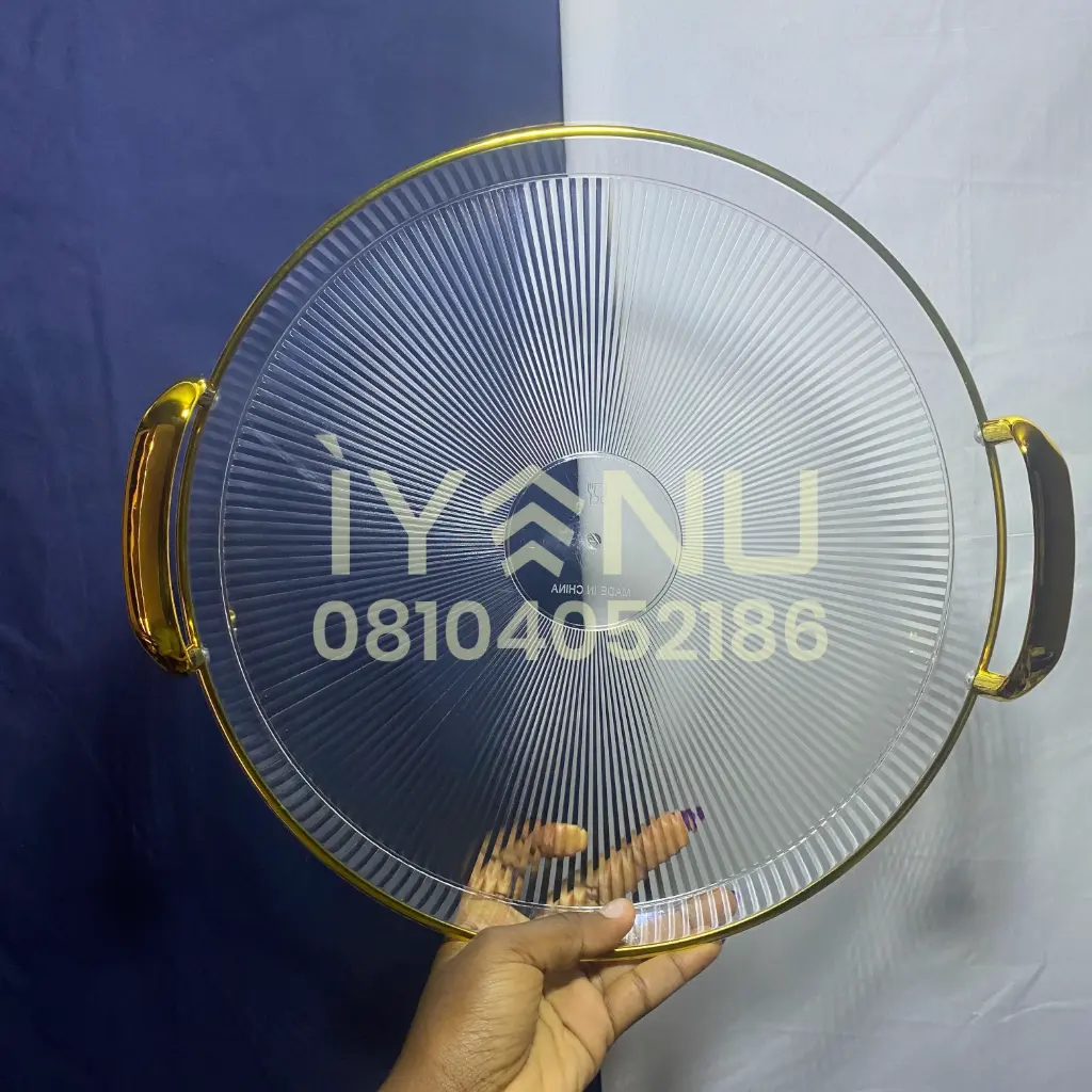 T34 - Acrylic Round Line Tray (B) [50215]