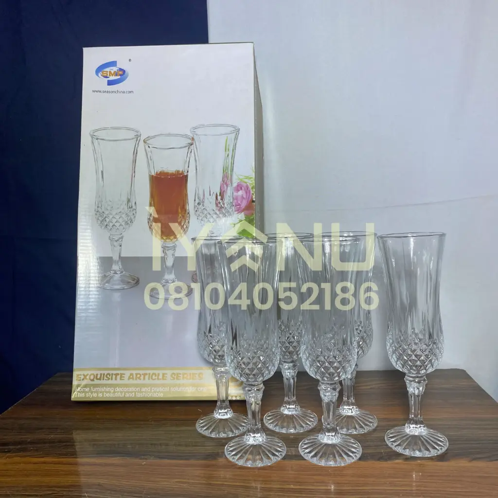 YY118 - Wine Glass x6 [G3511]