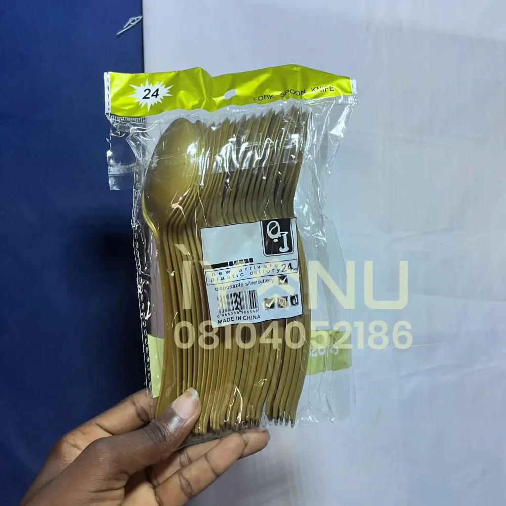 K139SG - Disposable Spoon (Gold) x24