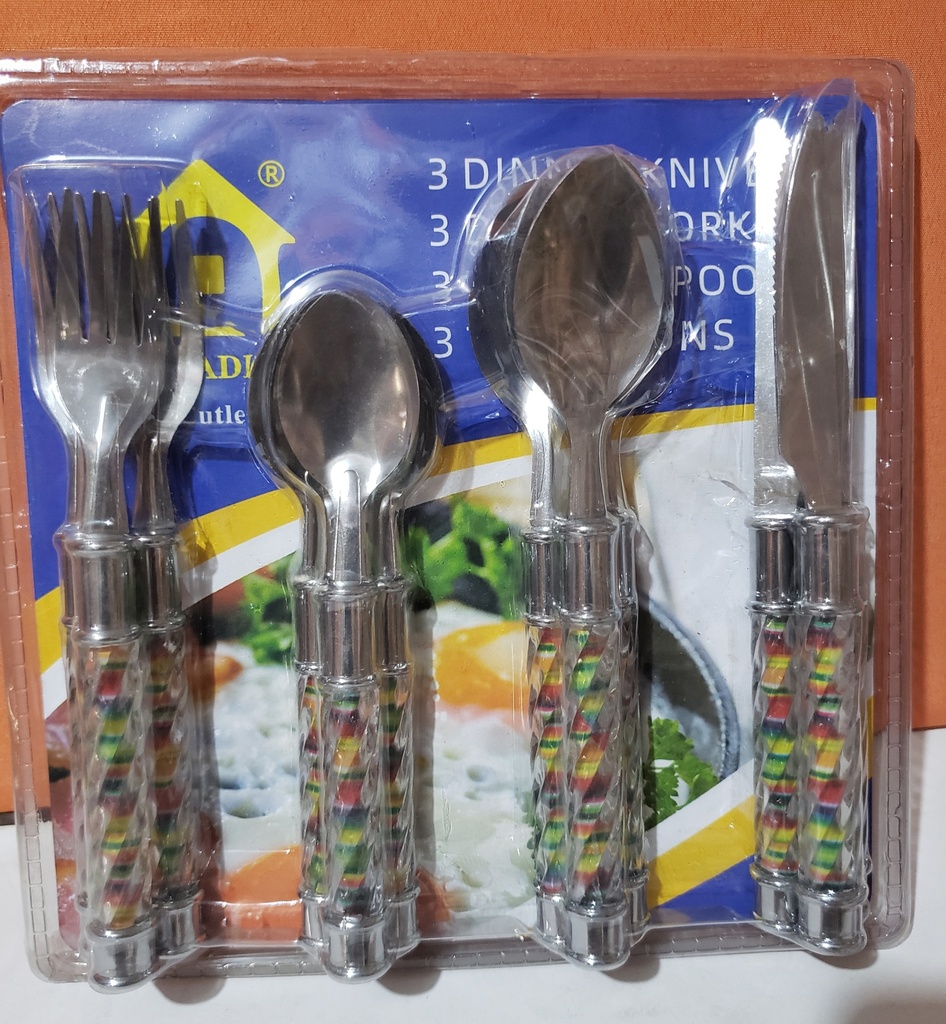 KK83 - Rainbow Cutlery x12 ³