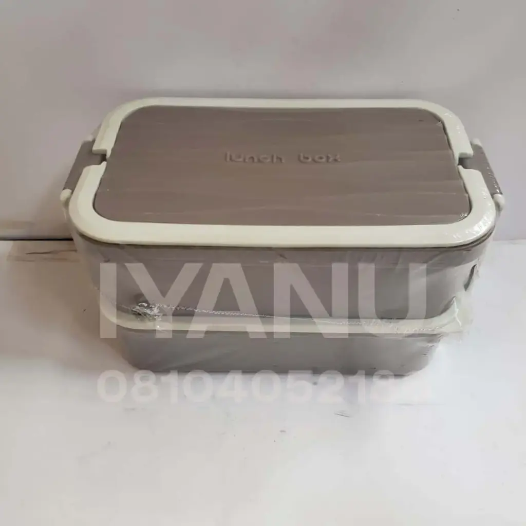 ZZ27 - 2 Step Lunch Box (Plastic) 1.1L [031]