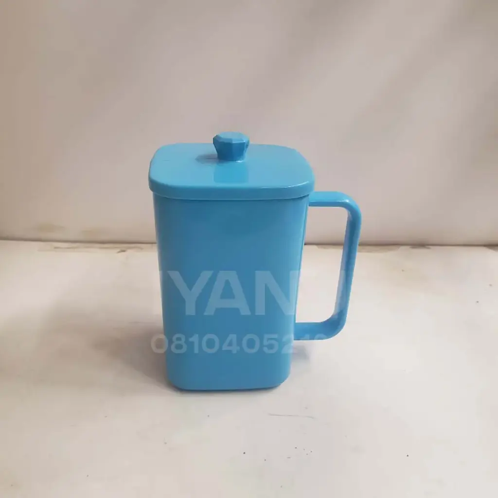 H258- Square Cup DP w/ lid [PC007]