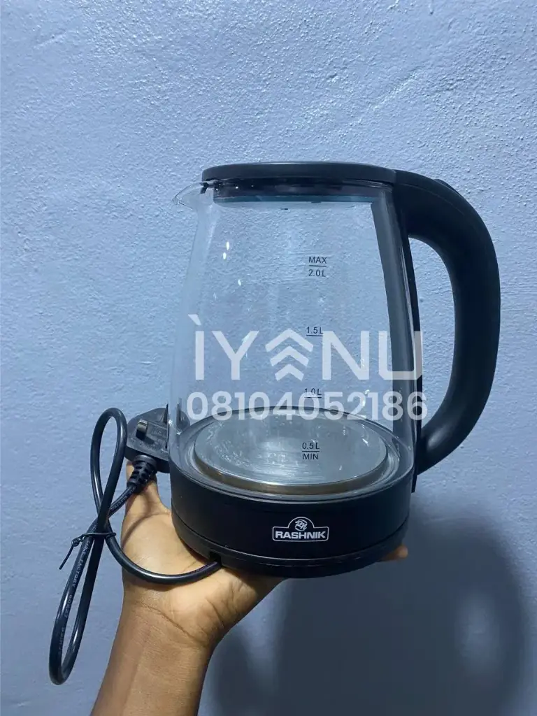 MM912 - Elect. (Glass) Kettle 2L [RN-1161]***