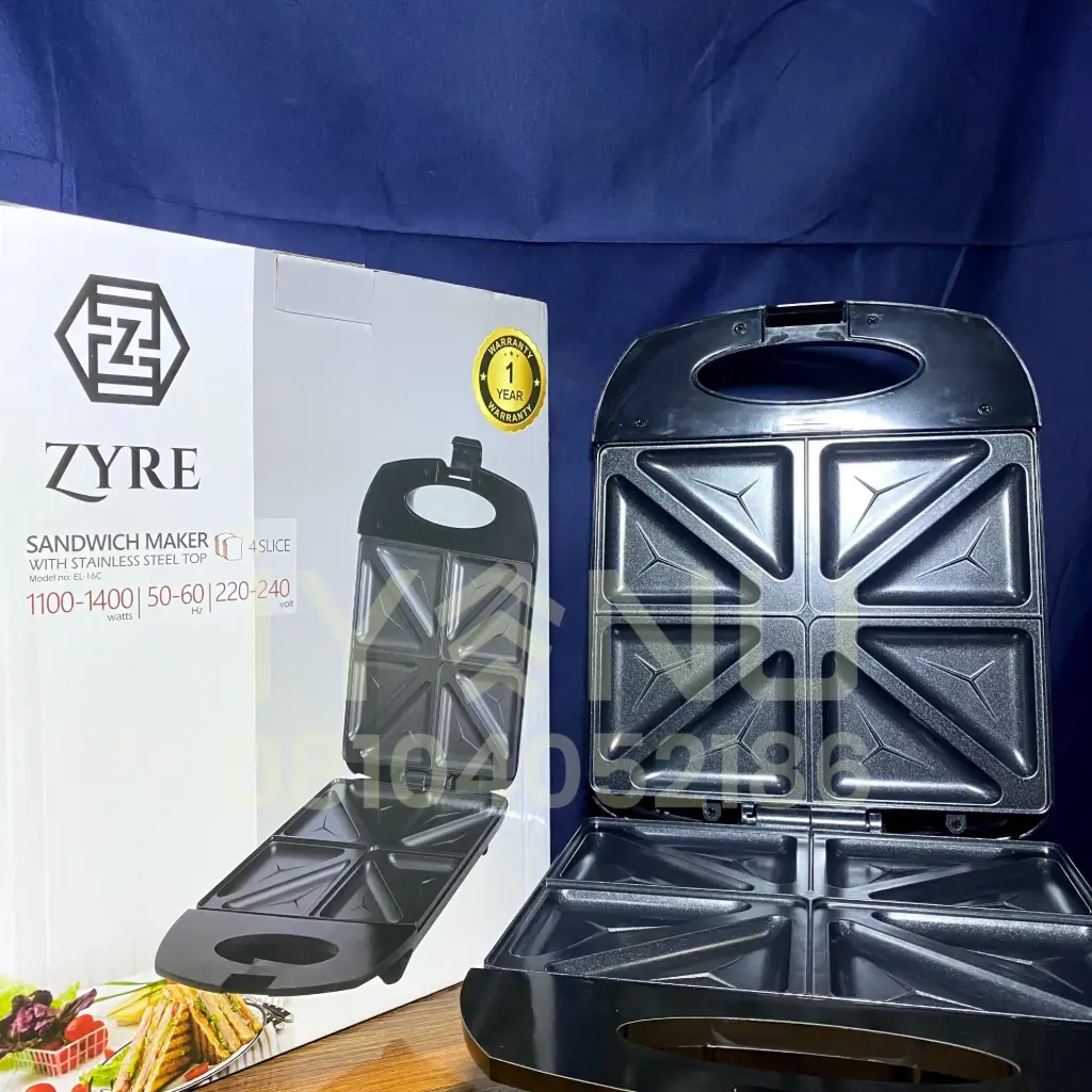 BB508 - Sandwich Maker x4 ZYR