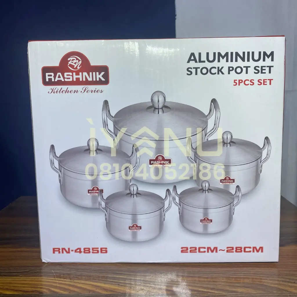 PP302 - Alu Pot Set x5 [RN-4856]