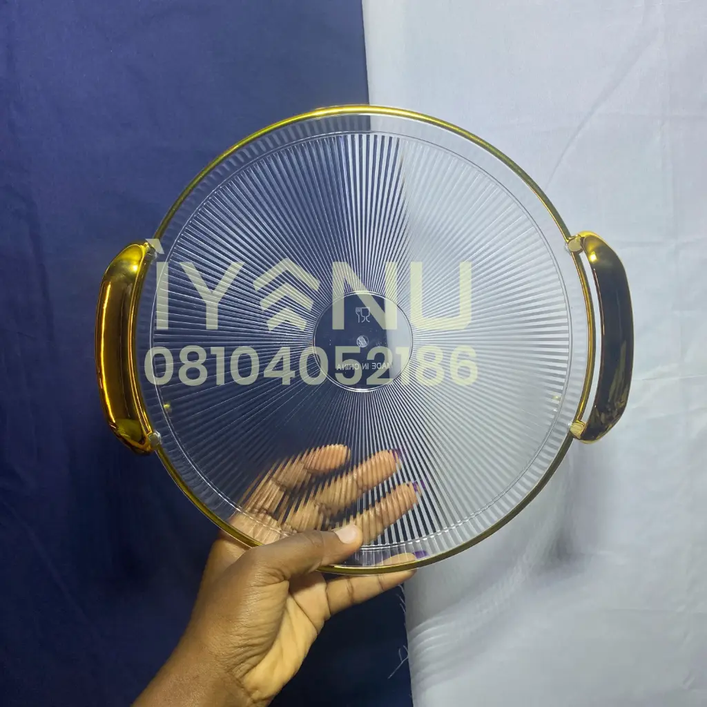 T35 - Acrylic Round Line Tray (S) [50213]