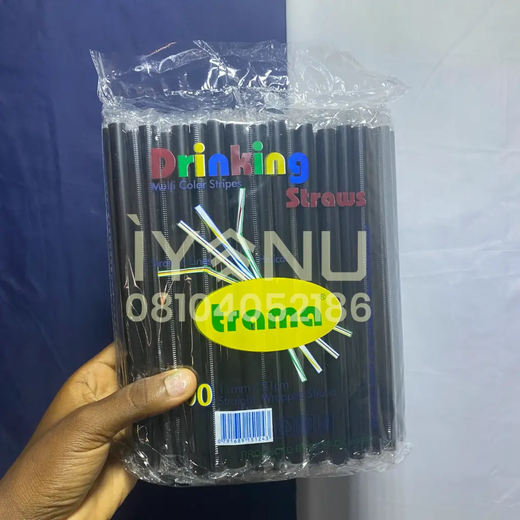 H89B - Smoothie Straw 11mm x100 (Black)