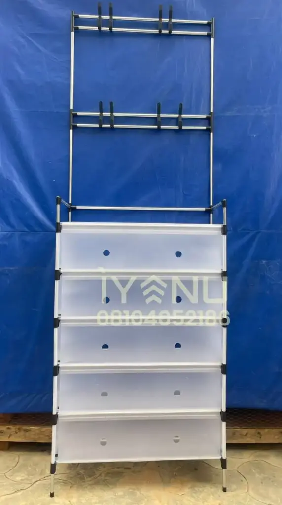 JJ41 - Transparent Shoe Rack with Lid x5