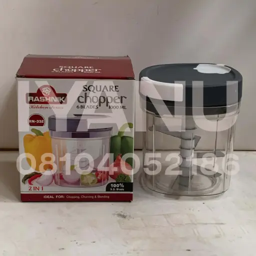 [LL81] LL81 - Sq. Pull Chopper 1000ml (RN-332)