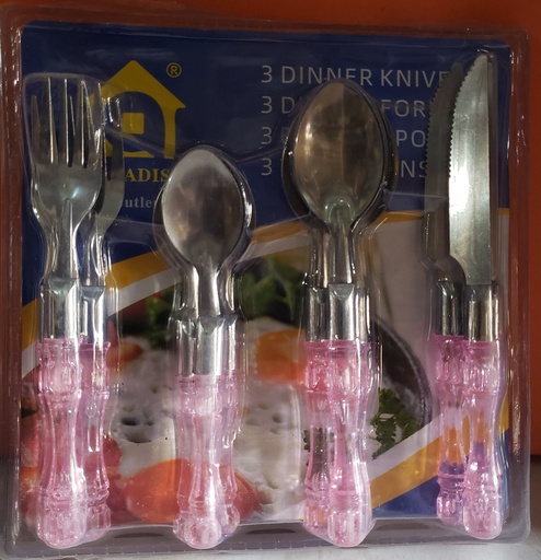 [KK84] KK84 - Sapphire Cutlery x12 ³