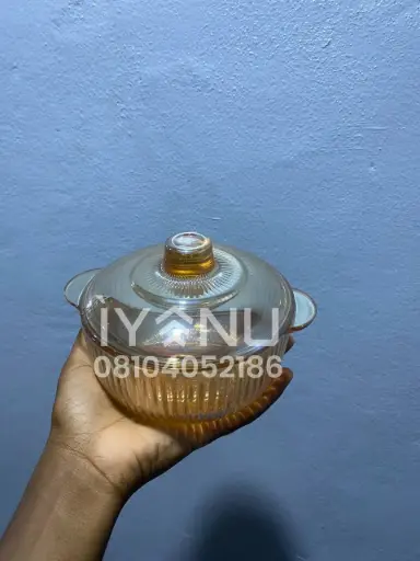 [YY127] YY127 - Crystal Bowl with Lid